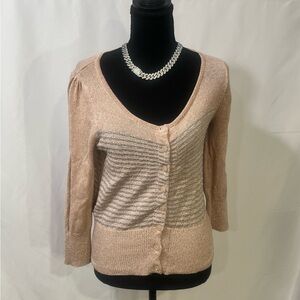 Elegant Women's Blouse in Pink and Gray